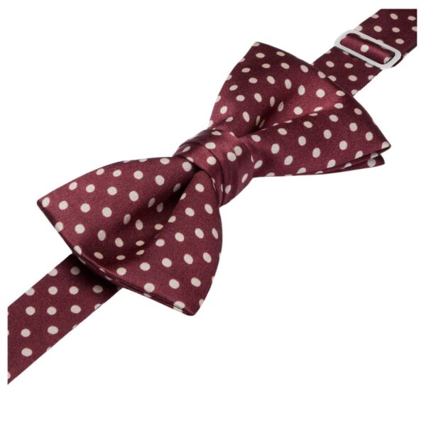 CELINE BOW TIE IN POLKA DOT SILK SATIN - Image 3