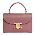 CELINE TEEN NINO BAG IN SMOOTH SATINATED CALFSKIN VINTAGE ROSE