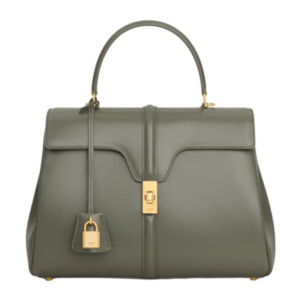 CELINE CLASSIQUE 16 BAG IN SATINATED CALFSKIN AMAZONE - Image 4