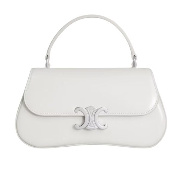 CELINE TEEN LOLA IN SHINY CALFSKIN ICE BLUE - Image 4