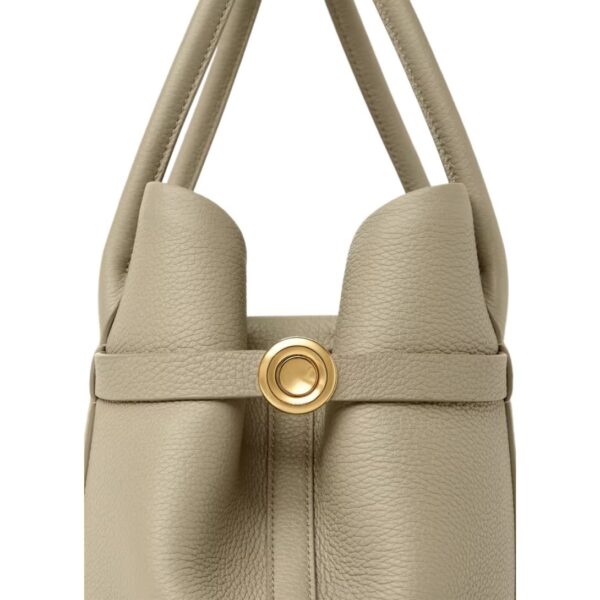 LORO PIANA SMALL GHIERA SHOPPER DRIED TARAGON - Image 5