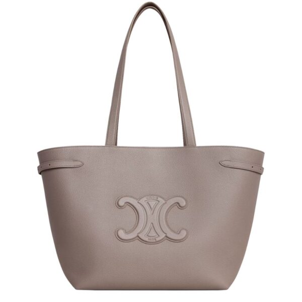 CELINE MEDIUM CABAS ANAÏS CUIR TRIOMPHE IN GRAINED CALFSKIN BLACK - Image 3
