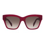 CELINE TRIOMPHE 09 SUNGLASSES IN ACETATE MILKY BURGUNDY