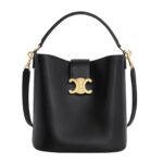 CELINE MEDIUM BUCKET LOUISE IN SMOOTH CALFSKIN BLACK