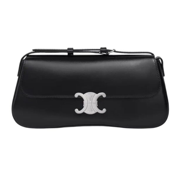 CELINE MEDIUM LOLA BAG IN SHINY CALFSKIN LIGHT LAVENDER - Image 3