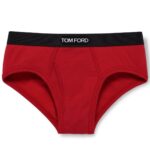 TOM FORD COTTON BRIEFS RED
