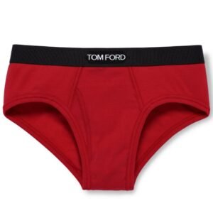 TOM FORD COTTON BRIEFS RED