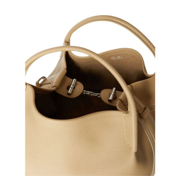LORO PIANA LARGE BALE BAG LIGHT MASTIC - Image 3