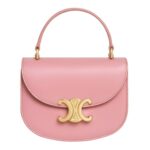 CELINE MINI BESACE CLEA IN SHINY CALFSKIN ROSE