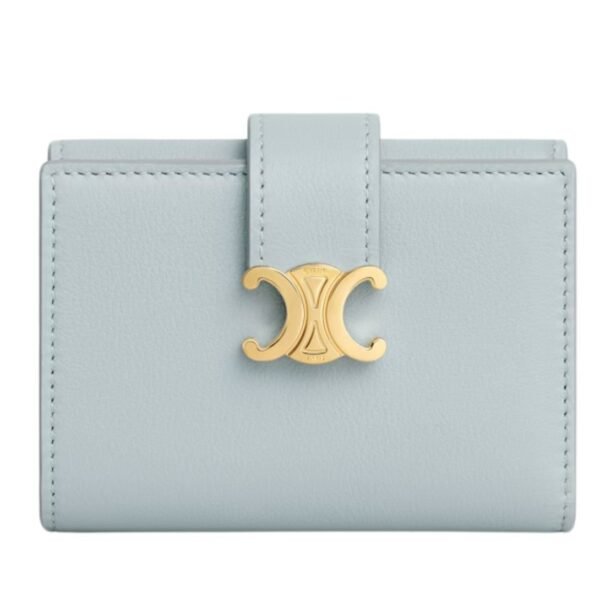 CELINE FINE WALLET VICTOIRE IN SUPPLE GRAINED CALFSKIN BLACK - Image 3