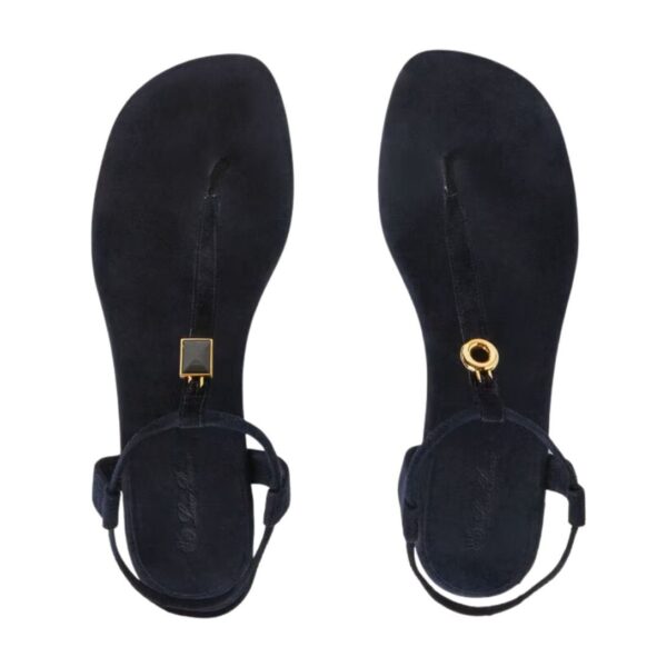 LORO PIANA MINDIL SANDAL NAVY BLUE - Image 5