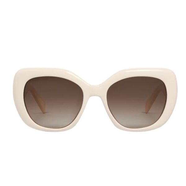 CELINE TRIOMPHE 06 SUNGLASSES IN ACETATE IVORY