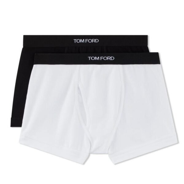 TOM FORD COTTON BOXER BRIEFS TWO PACK GREY - Image 3