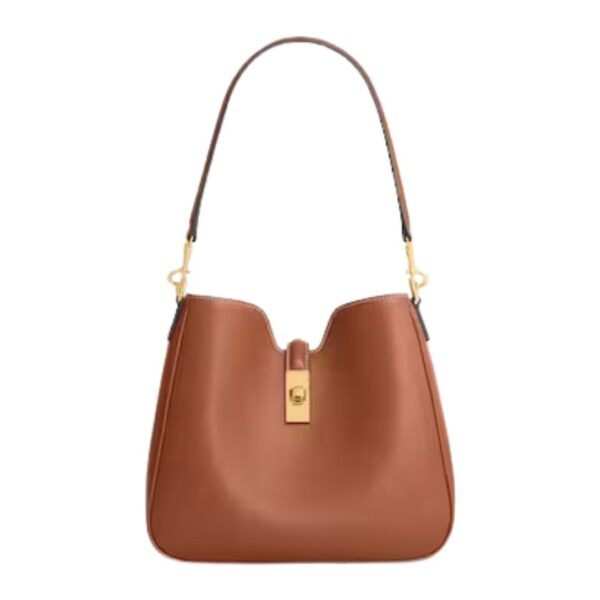 CELINE SMALL CAMILLE 16 SOFT BAG IN SMOOTH CALFSKIN BLACK - Image 3