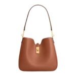 CELINE SMALL CAMILLE 16 SOFT BAG IN SMOOTH CALFSKIN TAN