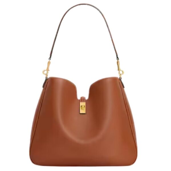 CELINE MEDIUM CAMILLE 16 SOFT BAG IN SMOOTH CALFSKIN LIGHT SAND - Image 3