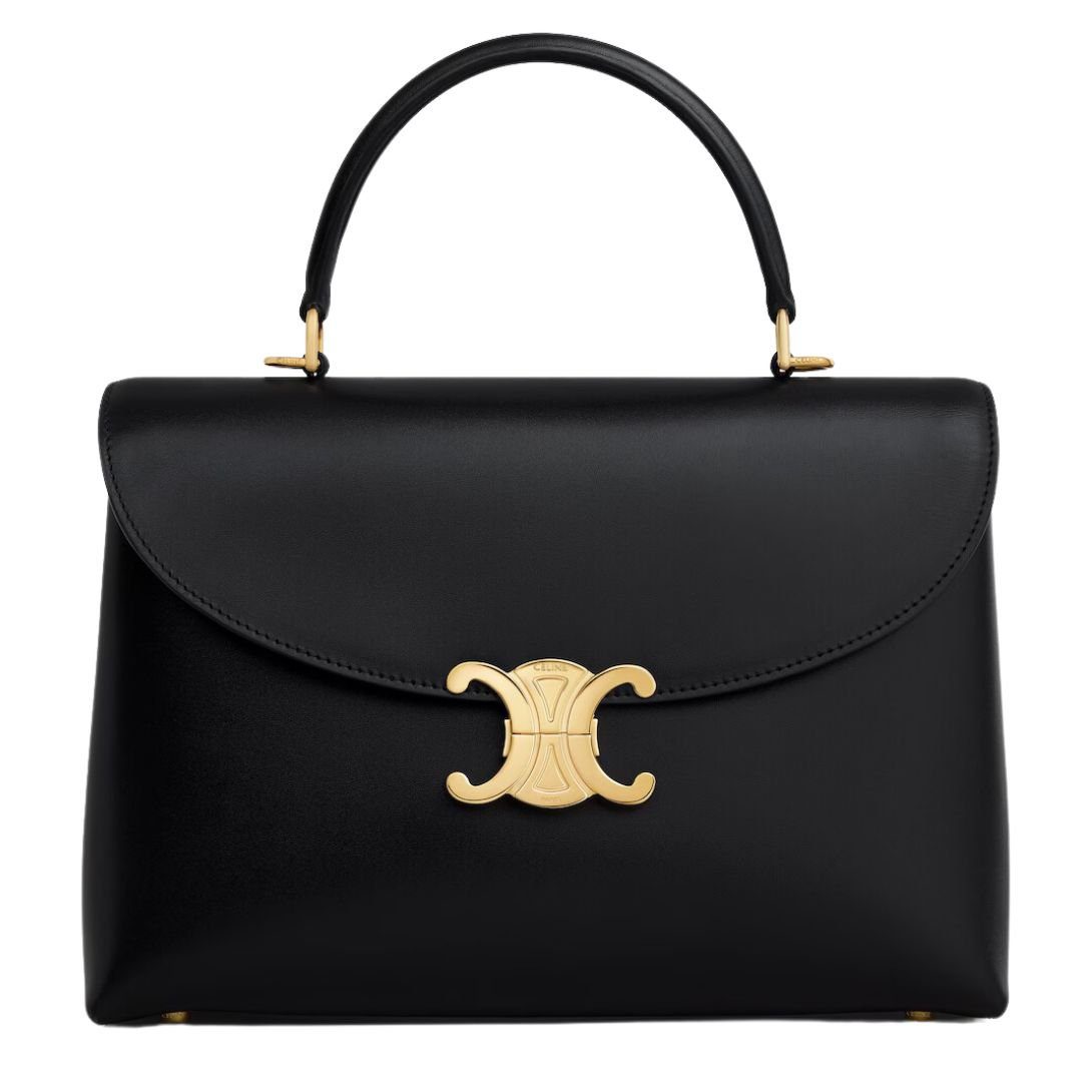 9-95.jpg CELINE MEDIUM NINO BAG IN SMOOTH SATINATED CALFSKIN BLACK