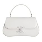 CELINE TEEN CELINE LOLA IN SHINY CALFSKIN WHITE