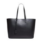 SHOPPING BAG EAST WEST TOTE IN SMOOTH LEATHER