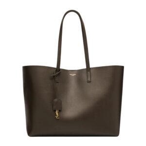SHOPPING BAG EAST WEST TOTE IN SMOOTH LEATHER