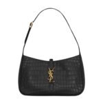 LE 5 A 7 IN CROCODILE EMBOSSED SHINY LEATHER