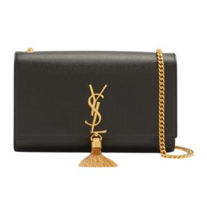 KATE MEDIUM TASSEL YSL WALLET ON CHAIN IN GRAINED LEATHER
