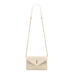 CASSANDRE SMALL YSL POUCH ON CHAIN IN CALFSKIN