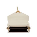 CASSANDRA MINI TOP HANDLE BAG IN GRAIN DE POUDRE EMBOSSED LEATHER