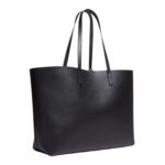 SHOPPING BAG EAST WEST TOTE IN SMOOTH LEATHER