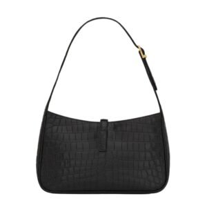 LE 5 A 7 IN CROCODILE EMBOSSED SHINY LEATHER