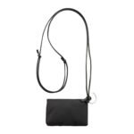 CASSANDRE LOGO APPLIQUED LEATHER TRIMMED QUILTED PADDED NYLON POUCH