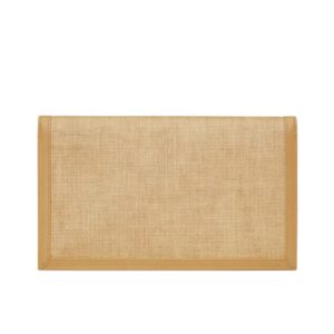 UPTOWN POUCH IN MICRO RAFFIA