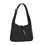 LE 5 A 7 IN CROCODILE EMBOSSED SHINY LEATHER