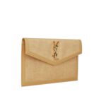 UPTOWN POUCH IN MICRO RAFFIA