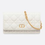 DIOR CARO POUCH WITH CHAIN