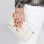 DIOR CARO POUCH WITH CHAIN