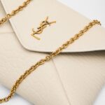 CASSANDRE SMALL YSL POUCH ON CHAIN IN CALFSKIN