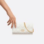 DIOR CARO POUCH WITH CHAIN