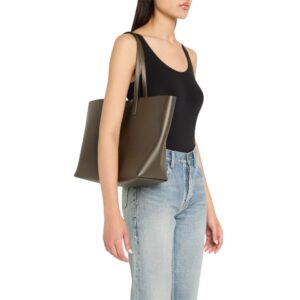 SHOPPING BAG EAST WEST TOTE IN SMOOTH LEATHER