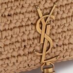 KATE EMBELLISHED RAFFIA SHOULDER BAG