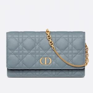 DIOR CARO POUCH WITH CHAIN