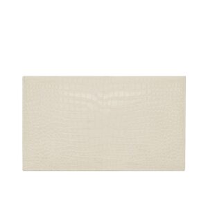 UPTOWN POUCH IN CROCODILE EMBOSSED SHINY LEATHER