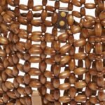 LE 5 A 7 YSL BEADED WOOD HOBO BAG