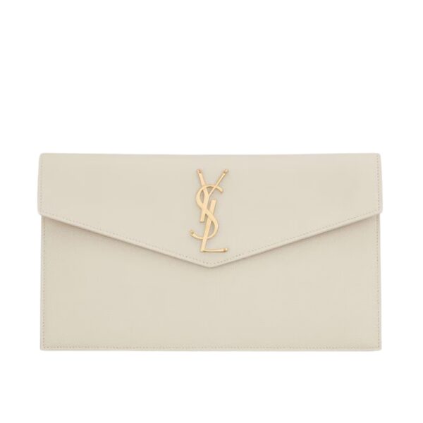 UPTOWN POUCH IN GRAIN DE POUDRE LEATHER