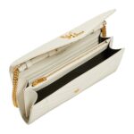 YSL MONOGRAM LARGE WALLET ON CHAIN IN GRAINED LEATHER