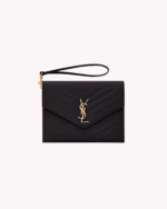 CASSANDRE MATELASSE FLAP POUCH IN GRAIN DE POUDRE LEATHER