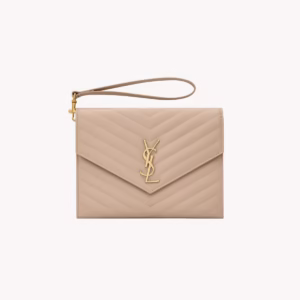 CASSANDRE MATELASSE FLAP POUCH IN GRAIN DE POUDRE LEATHER