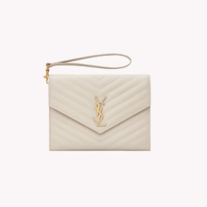 CASSANDRE MATELASSE FLAP POUCH IN GRAIN DE POUDRE LEATHER