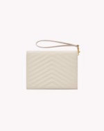 CASSANDRE MATELASSE FLAP POUCH IN GRAIN DE POUDRE LEATHER