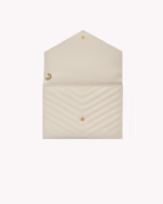 CASSANDRE MATELASSE FLAP POUCH IN GRAIN DE POUDRE LEATHER